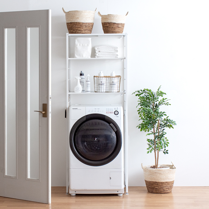 伸縮ランドリーラック LESTER (レスター) 棚タイプ | 家具・インテリア