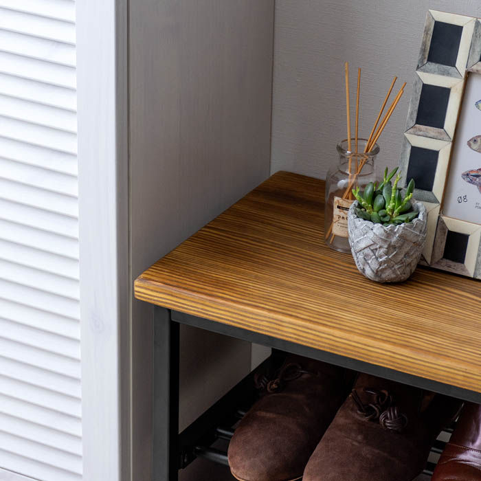 ヴィンテージウッド収納付きベンチ Lewis (ルイス) | 家具・インテリア