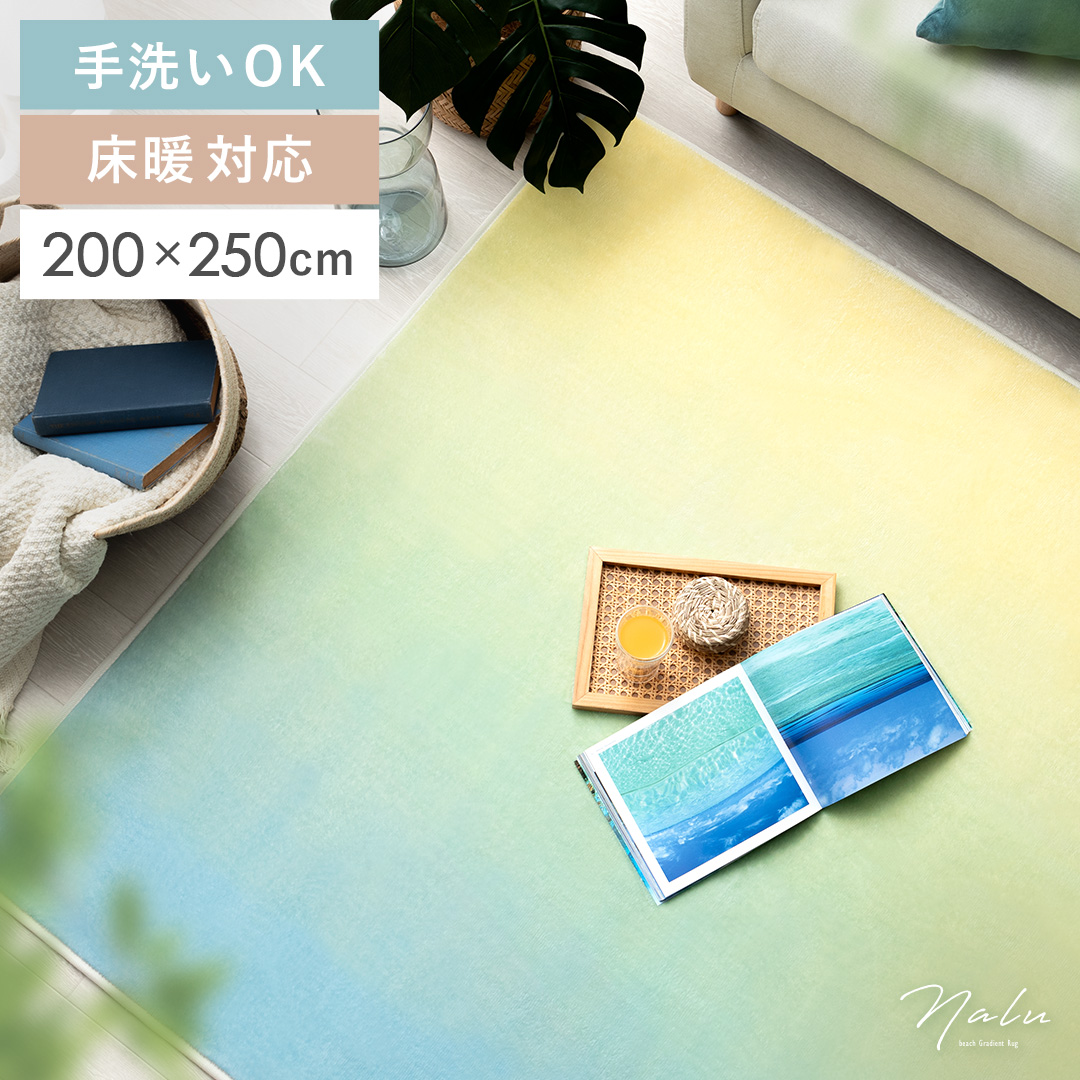 グラデーションラグ Nalu(ナル)200×250cm | 家具・インテリア通販