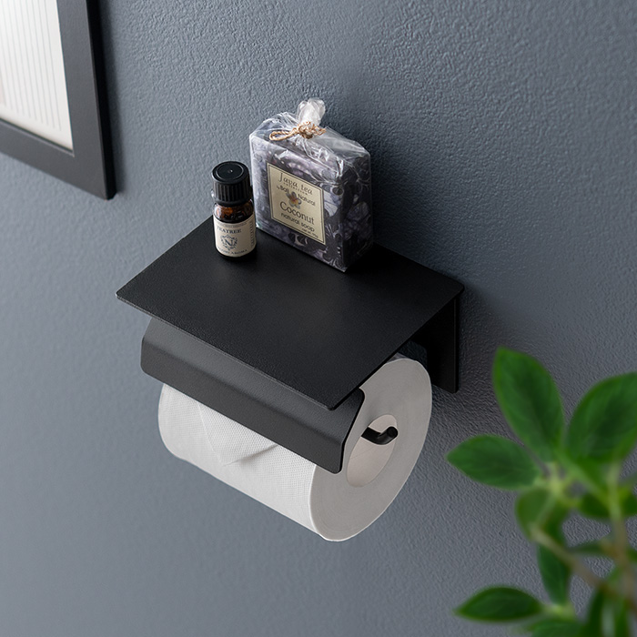 トイレットペーパーホルダー Charcoal(チャコール)ダブルタイプ | 家具