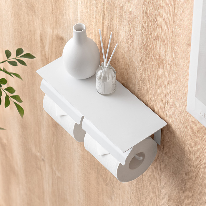 トイレットペーパーホルダー Charcoal(チャコール)ダブルタイプ | 家具
