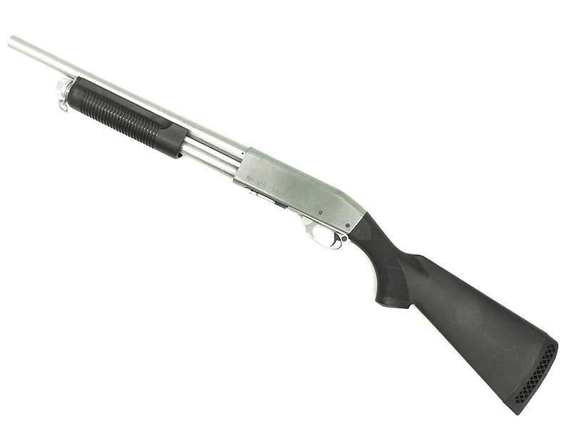 S&T] M870 ミディアム /レミントン刻印 Silver/black エアーショット