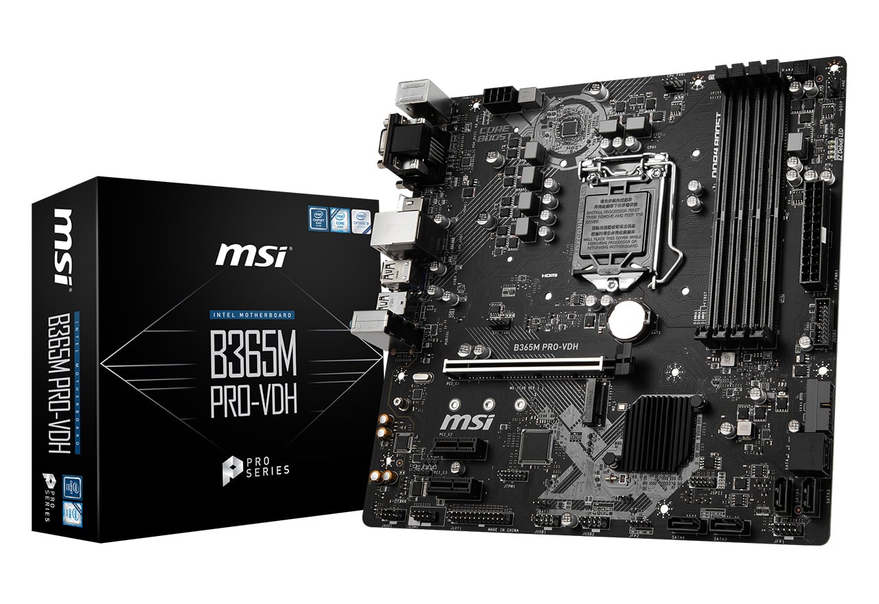 B365M PRO-VDH | MSI マザーボード Intel B365チップセット | 株式会社