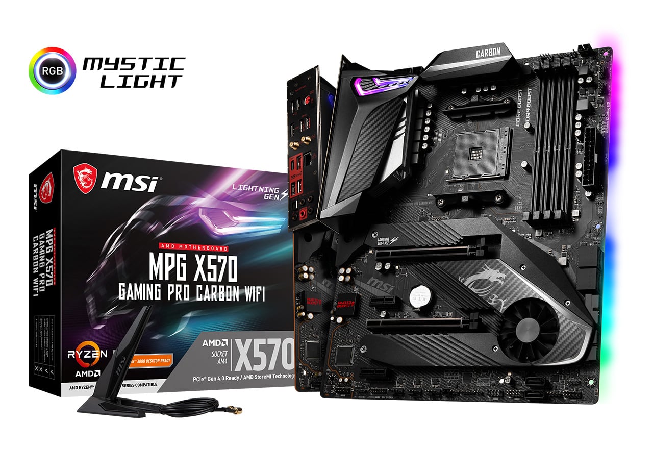 MPG X570 GAMING PRO CARBON WIFI | MSI マザーボード AMD X570チップ