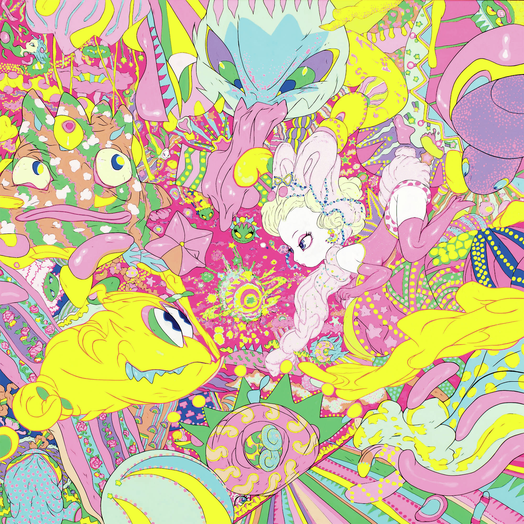 CANDY GIRL 伊勢丹限定 クッションカバー2枚セット 天野喜孝