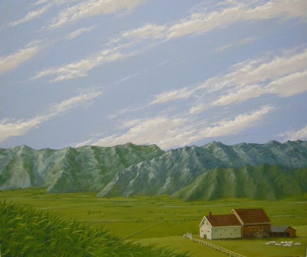 田舎の風景」 by しばしょー｜Artmeter｜暮らしを彩るアートが、きっと