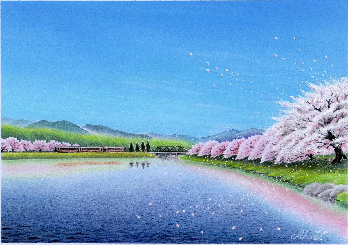 4月の風景2024」 by アキオ｜Artmeter｜暮らしを彩るアートが、きっと