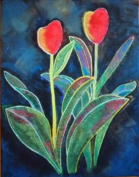 チューリップ」 by m-t｜Artmeter｜暮らしを彩るアートが、きっと見つかる