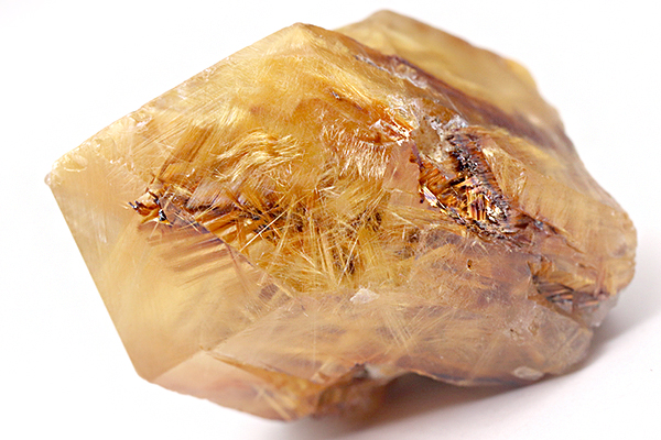 ブラジル産ルチルクォーツ原石-029水晶クラスター、天然石ビーズの