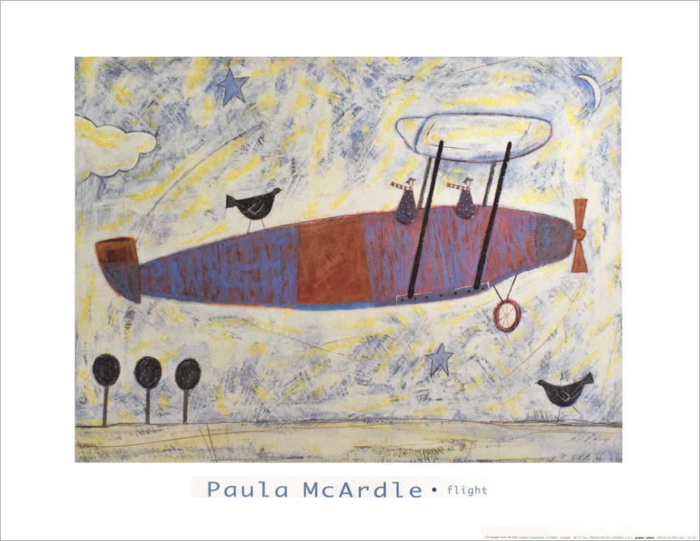 ポーラ・マッカードル ポスター フライト OP-397|アート＆フレーム|絵