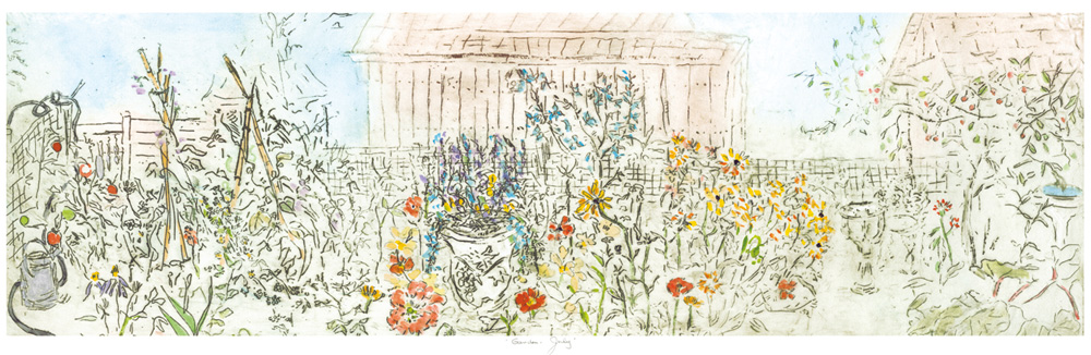 ジョアン・アイザック 絵画 (版画/ジクレー) Garden-July 7926|アート