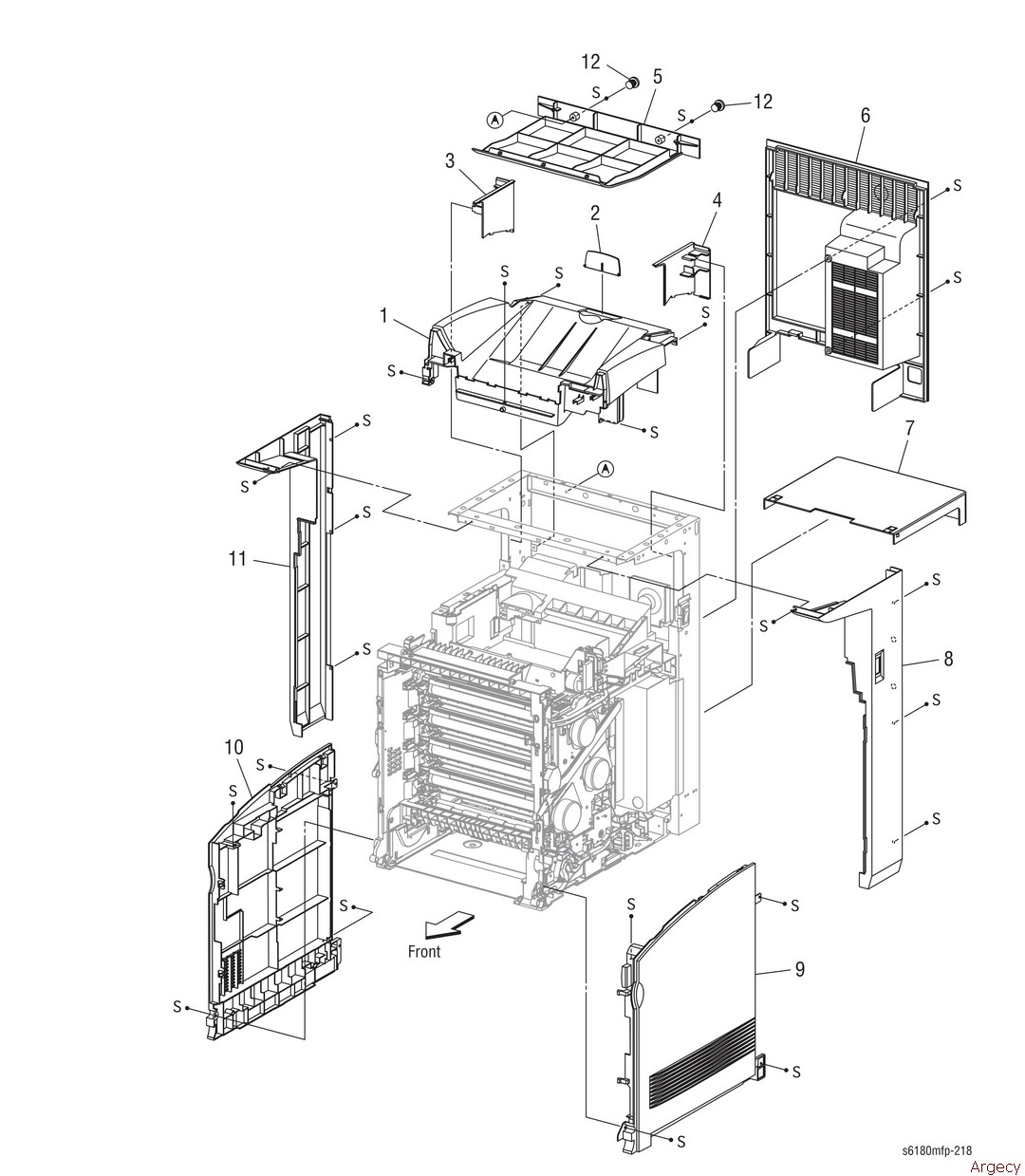 Xerox Phaser 6180MFP Parts | Argecy