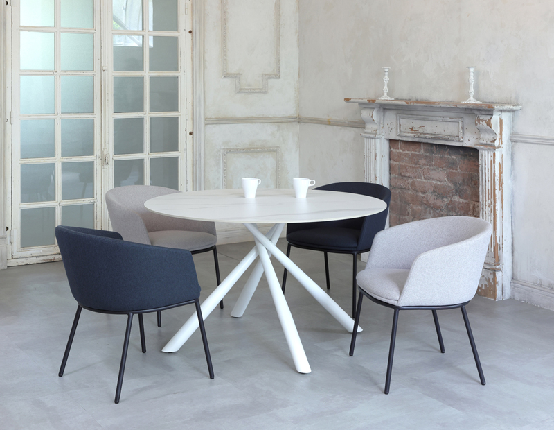 コブル セラミックラウンドテーブル TDT-1421 | あずま工芸株式会社