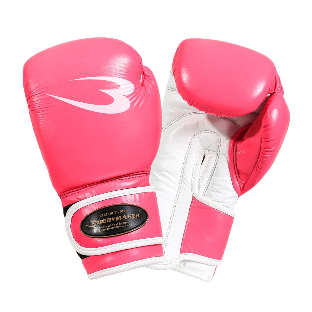 スパーリンググローブ W 8OZ ピンク×ホワイト KG1028PIWH
