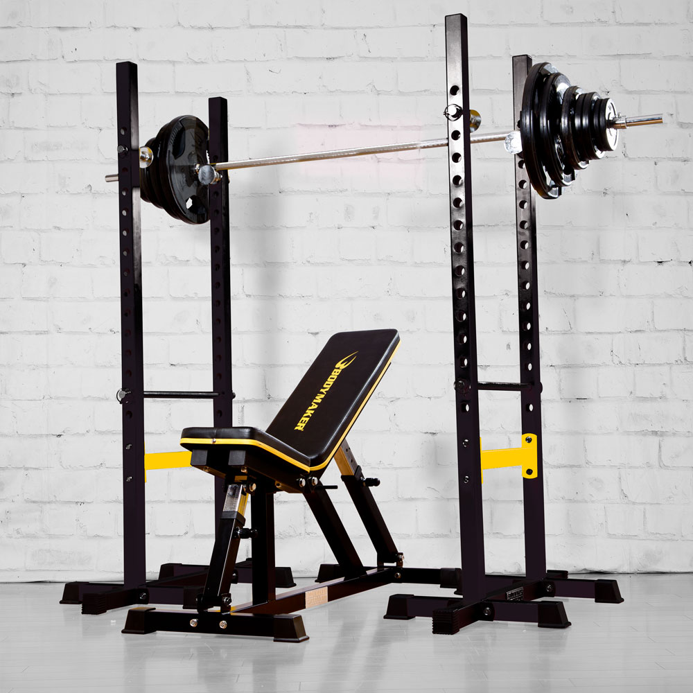 マルチパワーラック ラバーバーベルセット3 ダンベルシャフト付き