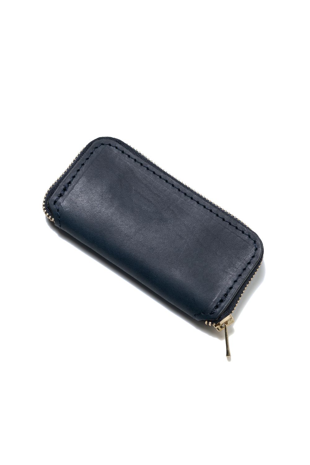 vasco - LEATHER VOYAGE ROUND ZIP KEY CASE [MARINE] | キーケース