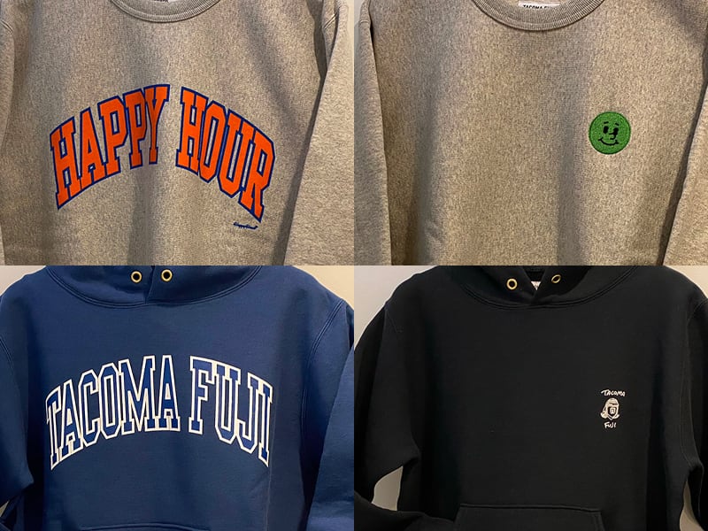 TACOMA FUJI RECORDS SWEAT COLLECTION | BORN FREE ONLINE SHOP