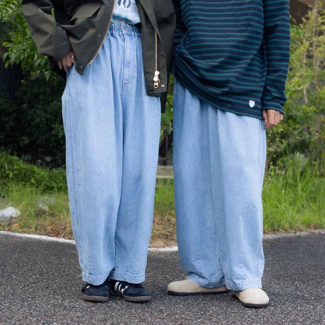 HARVESTY ハーベスティ デニムサーカスパンツ ナローシルエット｜BORN