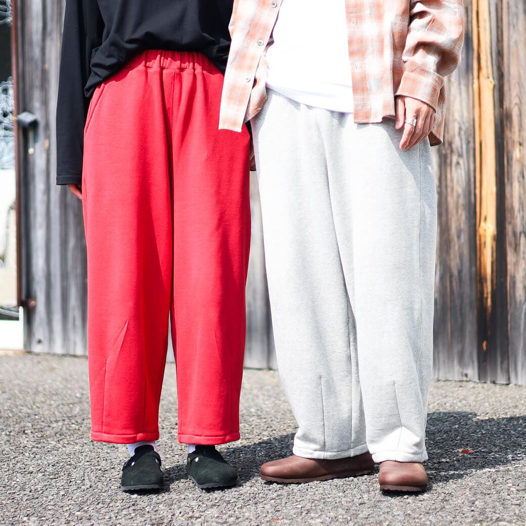 HARVESTY ハーベスティ 裏毛 イージー サーカスパンツ ナロー｜BORN