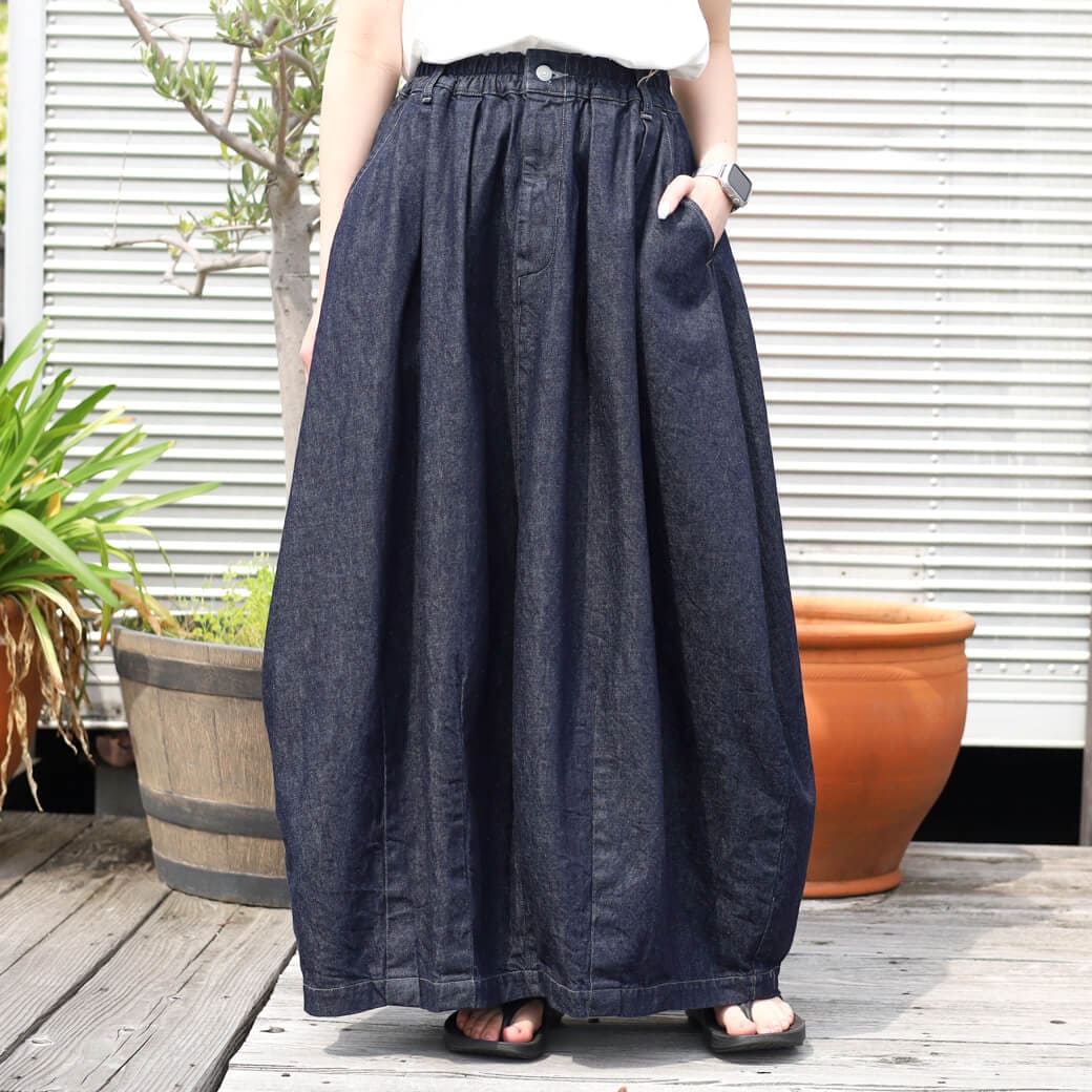 HARVESTY ハーベスティ サーカススカート デニム｜BORN FREE ONLINE SHOP