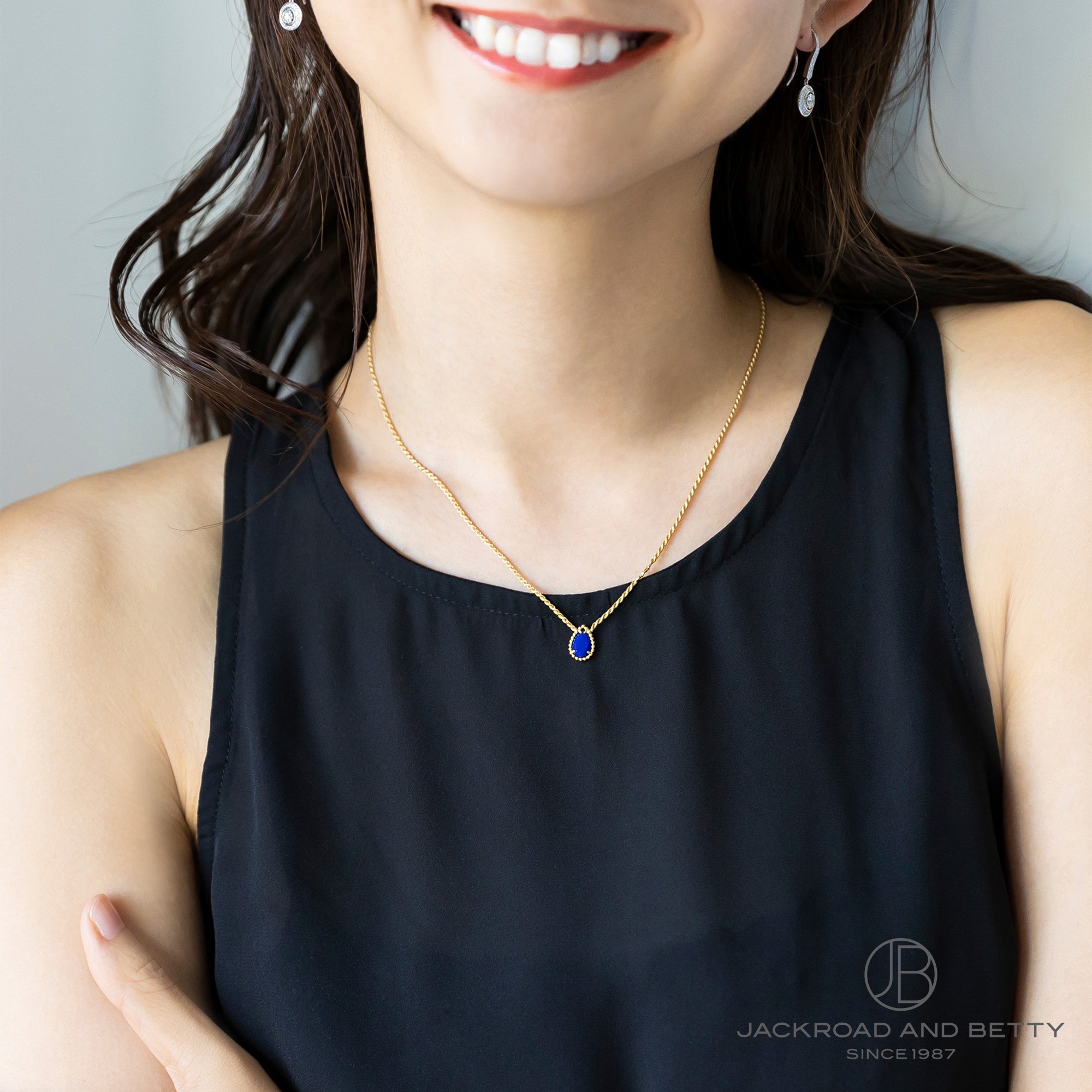 セルパンボエム ペンダント エクストラスモール YG ラピスラズリ