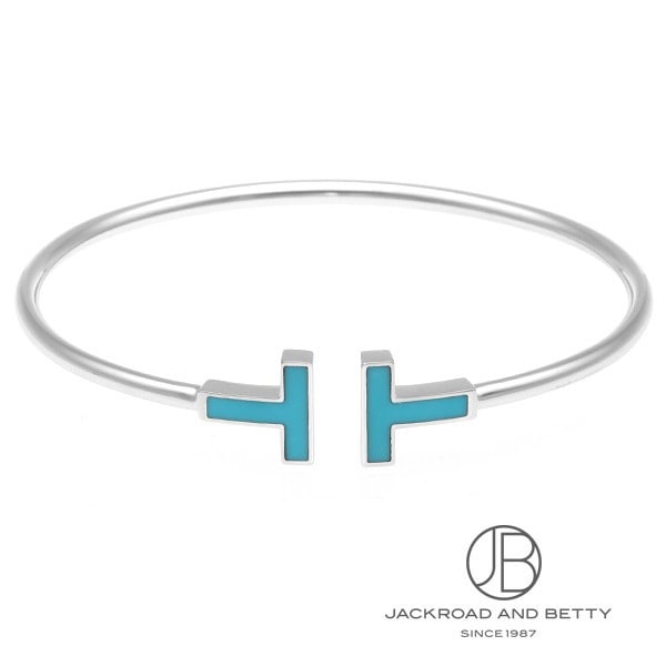 Tターコイズ ワイヤー ブレスレット M WG[64028952] T Turquoise Wire