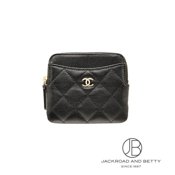 マトラッセ クラシック ジップ コインパース ブラック 黒[AP2061