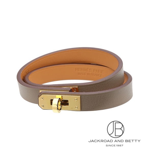 ミニケリー ドゥブルトゥール レザーブレスレット[H081182CC18T2] Mini