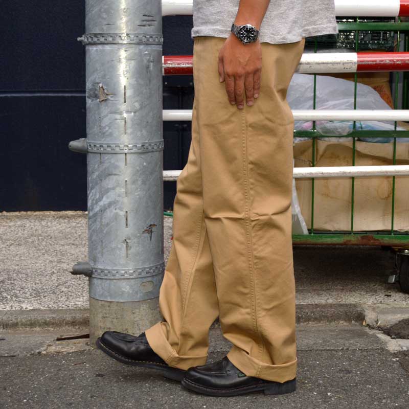 40's~50's vintage MASLAND コットンサテン チノパンツ 40's~50's