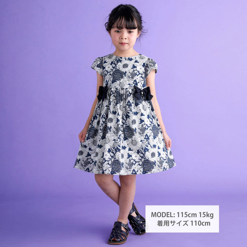 タロウ 新品 familiar ワンピース リボン 100 ワンピース｜ファミリア
