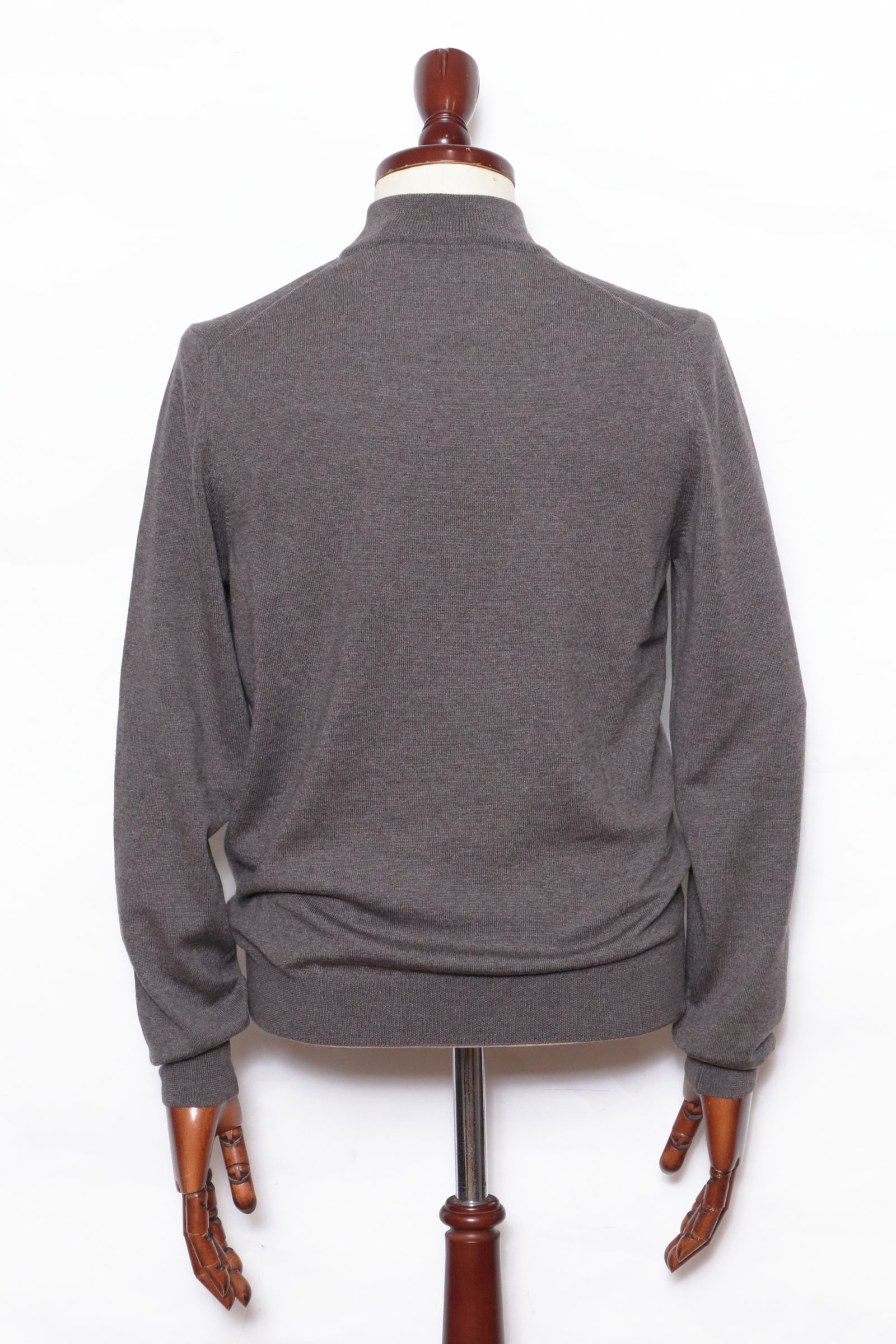 Gran Sasso - 12G ハイゲージ メリノウール モックネック ニット 55108