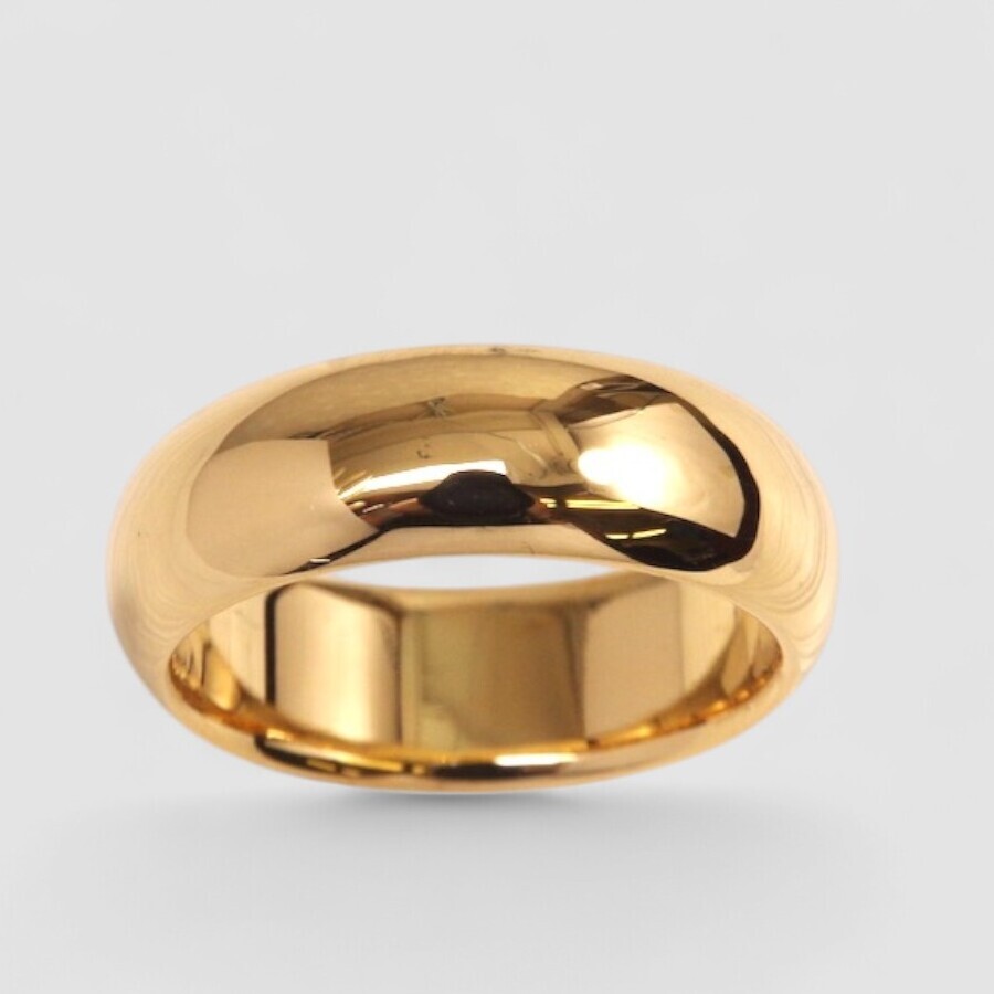 オーダー制作例】失くした大切な指輪を再現｜K18平甲丸リング