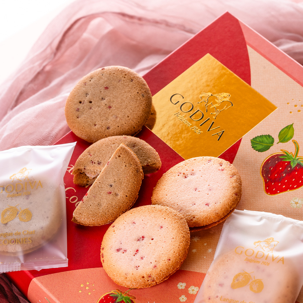 バレンタインギフト2026 ゴディバ GODIVA あまおう苺ラングドシャ
