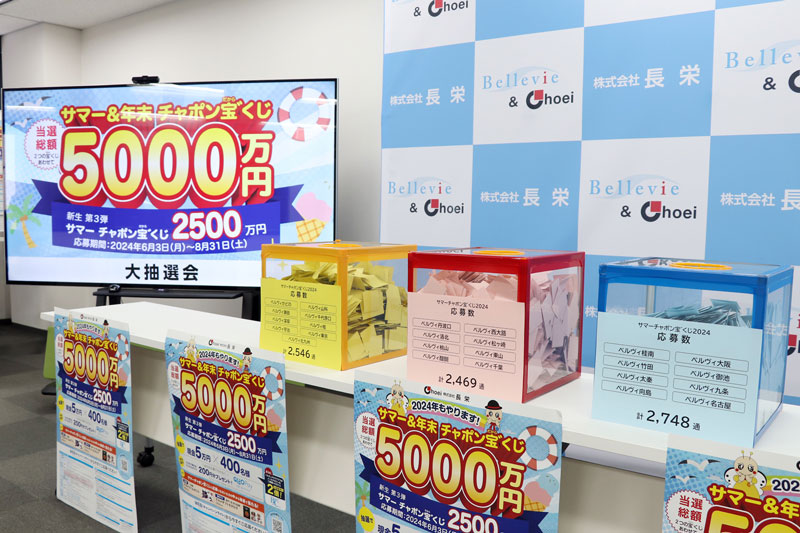 サマーチャポン宝゛くじ2024】抽選会終了＆当選者を発表しました