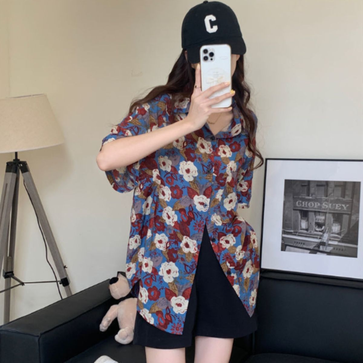 Shirts/総柄レトロ花柄シャツ ST/No.22123 – Belle Ćie