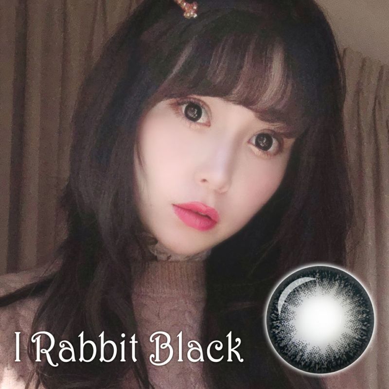 1年使用/度あり/度なし】I Rabbit（アイラビット）ブラック＜着色直径