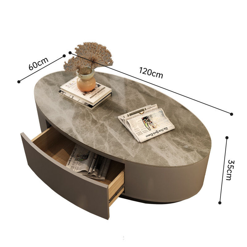 センターテーブル 楕円形 セラミック天板艶あり モダンデザイン frg-498