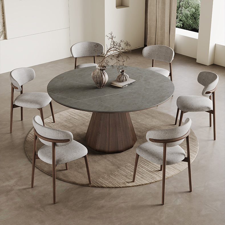 丸テーブル/セラミック天板/ラウンドテーブル hagst-1825