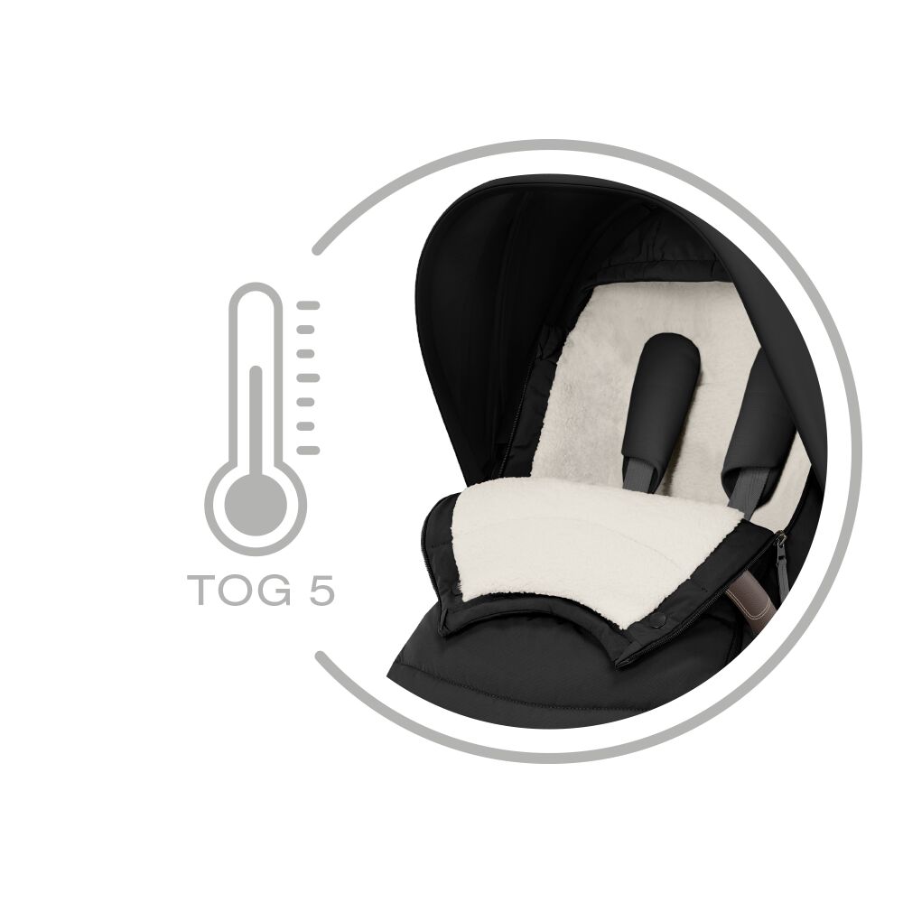 サイベックス プラチナム フットマフ セピアブラック【サイベックス