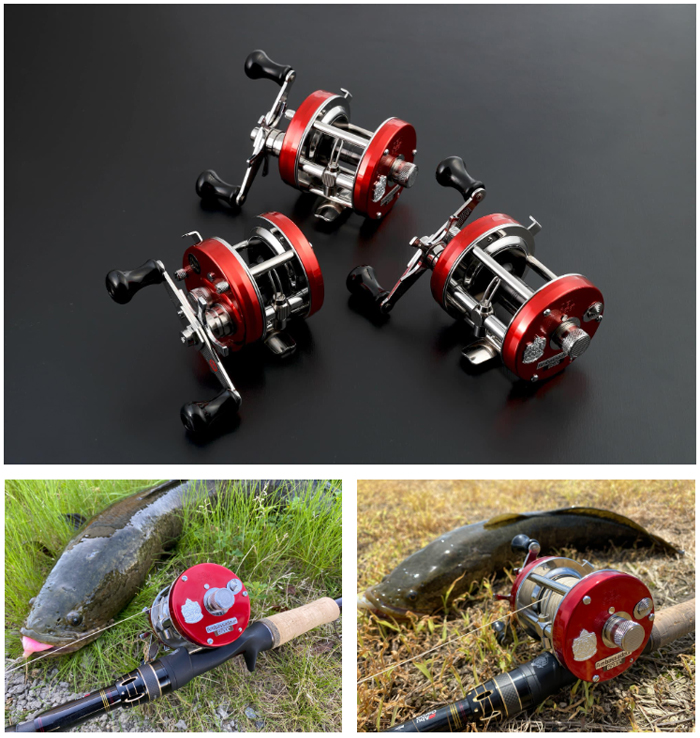 アブガルシア アンバサダー 5500/5501 ファクトリーチューンドレッド