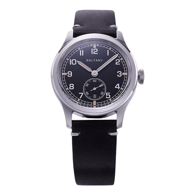 Baltany S2081: 39mm Dirty Dozen Watch with Date Functionality