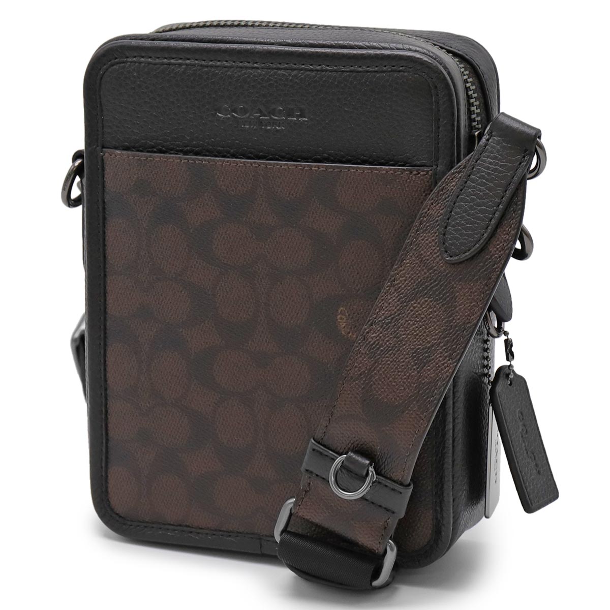 コーチ ショルダーバッグ バッグ メンズ シグネチャー ウォルナット