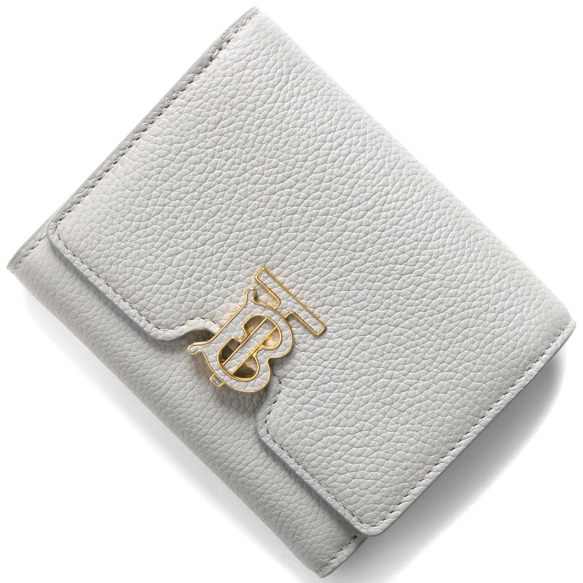 バーバリー 三つ折り財布 財布 レディース TB ライトグレーメランジ LS