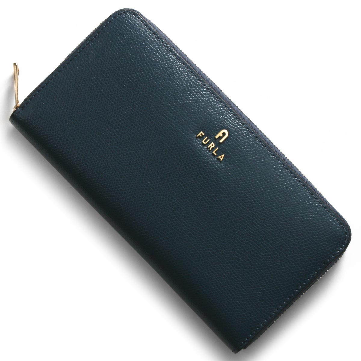 フルラ 長財布 財布 レディース カメリア エクストラ ラージ ブルー