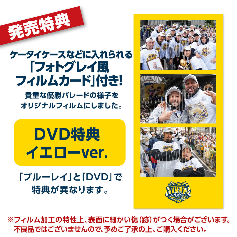 発売特典付】2024-25 シーズンダイジェストDVD「MOVE ON」チャンピオン