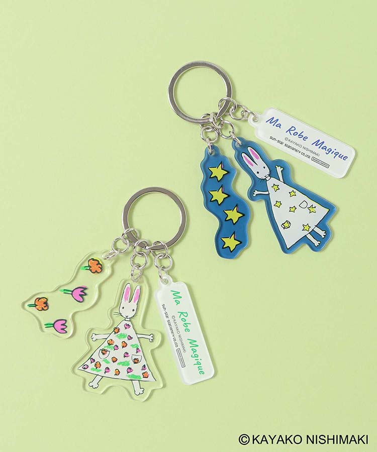 わたしのワンピース3連アクリルキーホルダー ストラップ キーチャーム