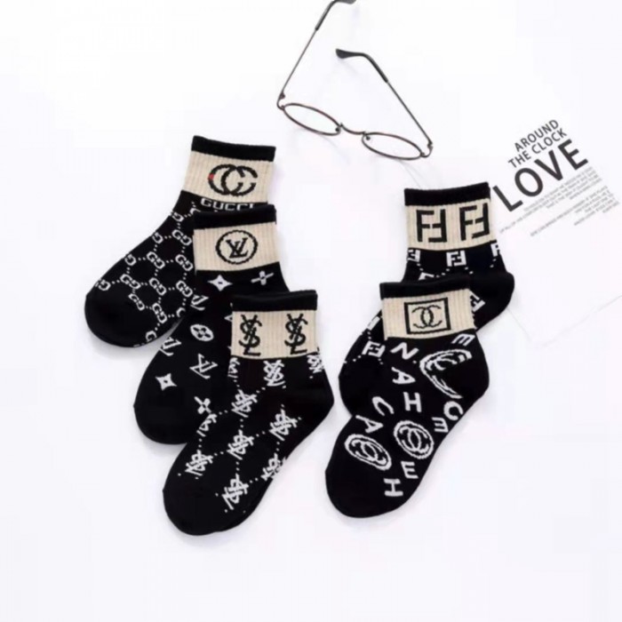 グッチブランドソックス靴下 五点セットシャネルファッション潮流