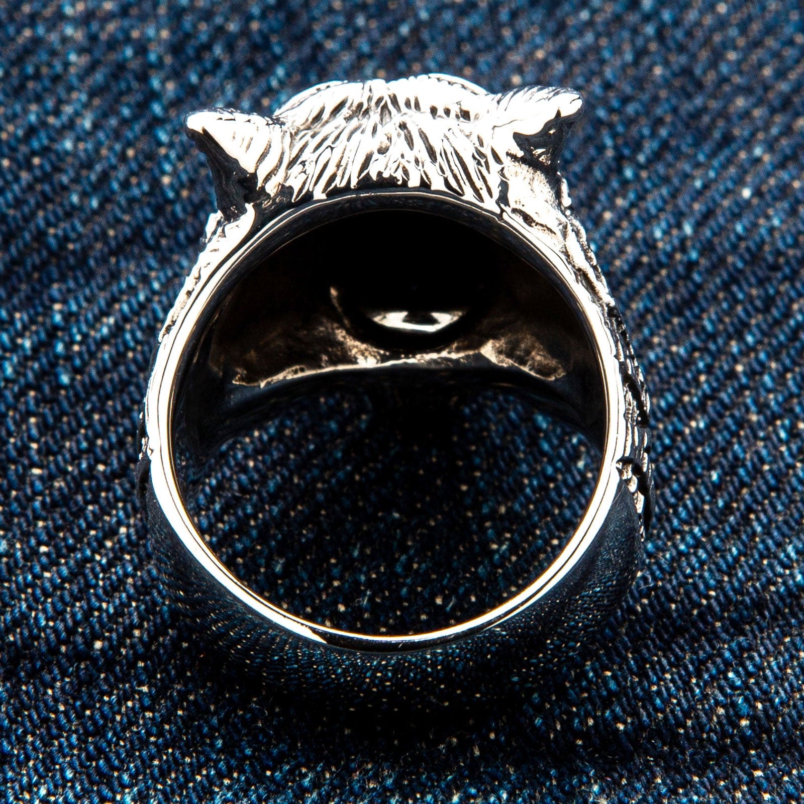 ガーディアンタイガーリング｜重厚スターリングシルバー バイカー