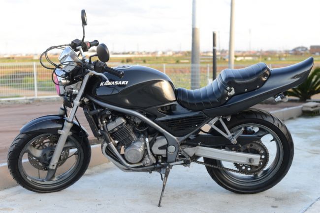 カワサキ バリオス250 前後タイヤ新品交換渡し在庫一覧/安心保証付き