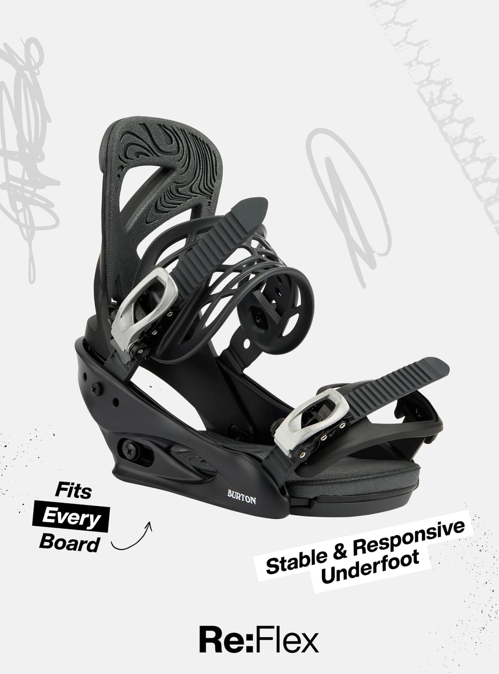 Men's Burton Cartel Re:Flex Snowboard Bindings | Burton.com Winter
